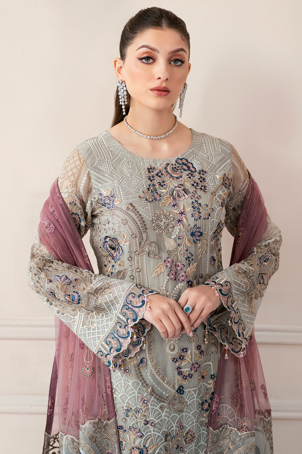 Ramsha | Rangoon Chiffon Collection 24 | D-907 - House Of Hania