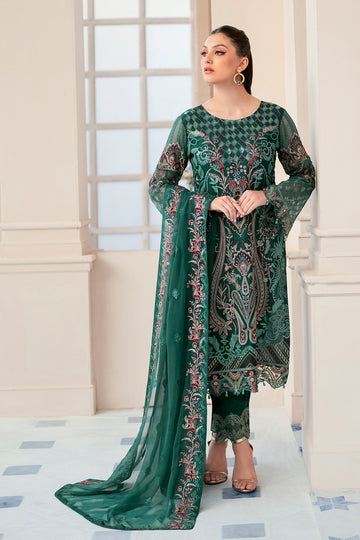 Ramsha | Rangoon Chiffon Collection 24 | D-908 - House Of Hania