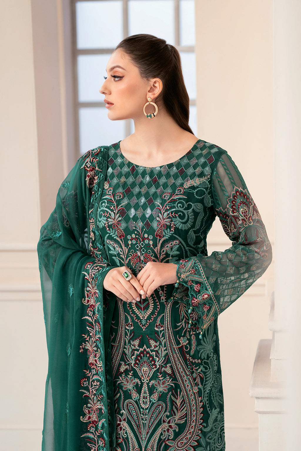 Ramsha | Rangoon Chiffon Collection 24 | D-908 - House Of Hania