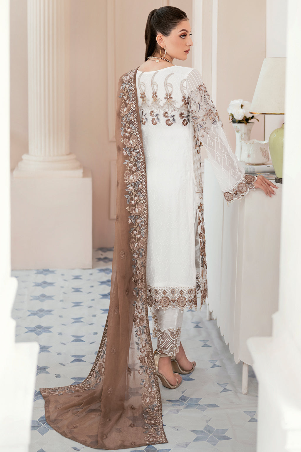 Ramsha | Rangoon Chiffon Collection 24 | D-911 - House Of Hania