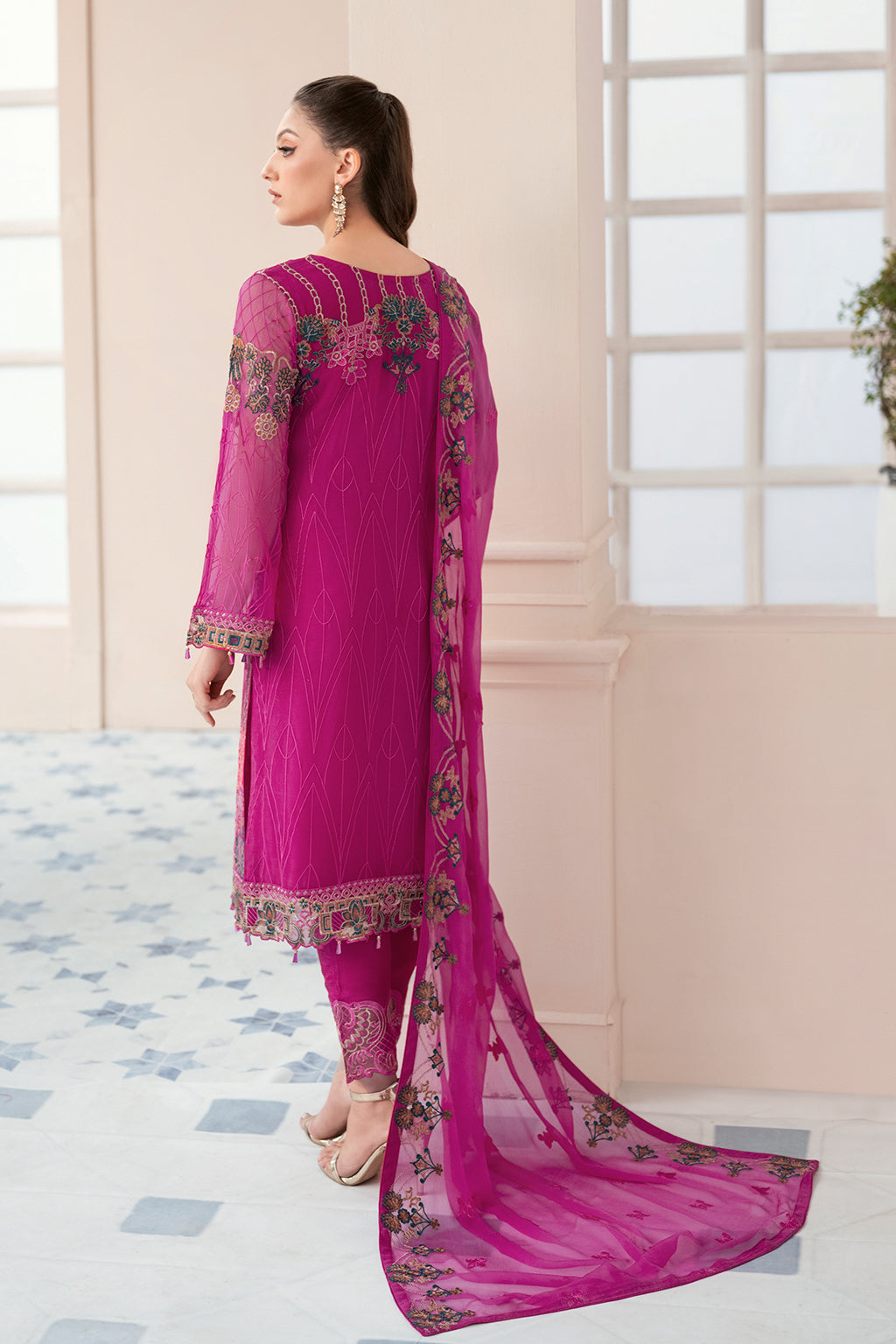 Ramsha | Rangoon Chiffon Collection 24 | D-912 - House Of Hania