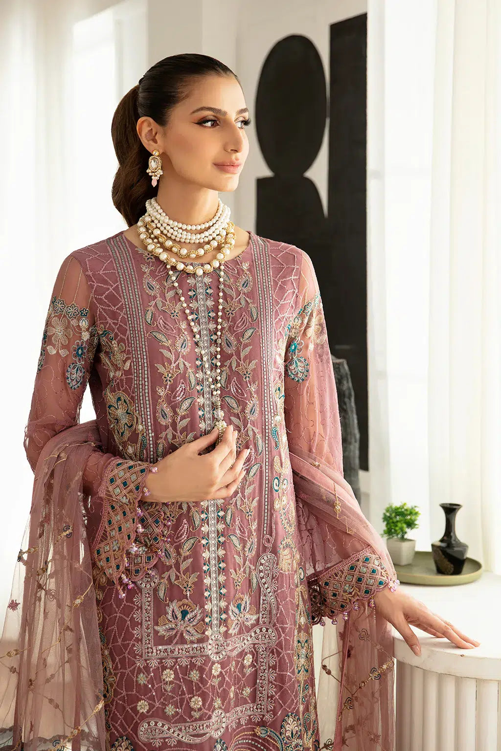 Ramsha | Rangoon Chiffon Collection | D-1102 - House Of Hania