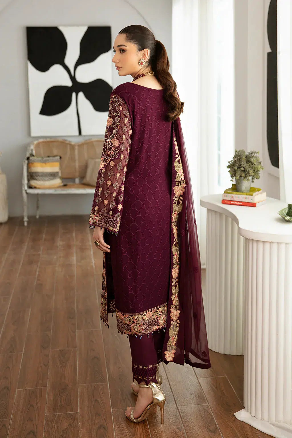 Ramsha | Rangoon Chiffon Collection | D-1104 - House Of Hania