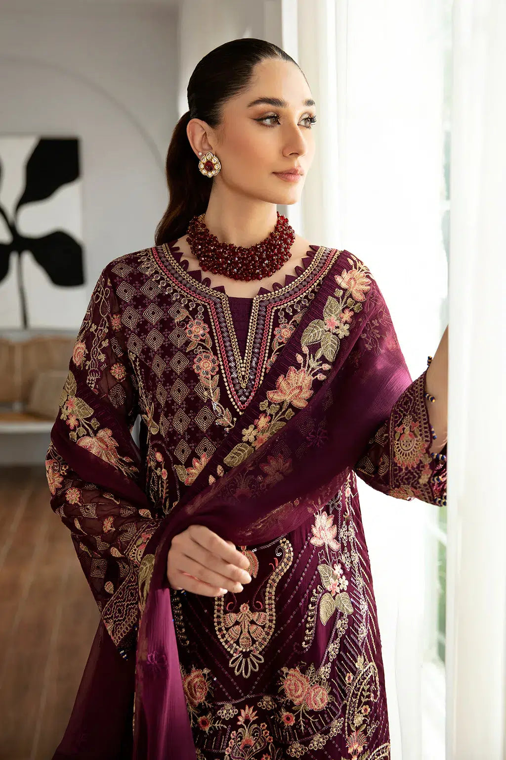 Ramsha | Rangoon Chiffon Collection | D-1104 - House Of Hania