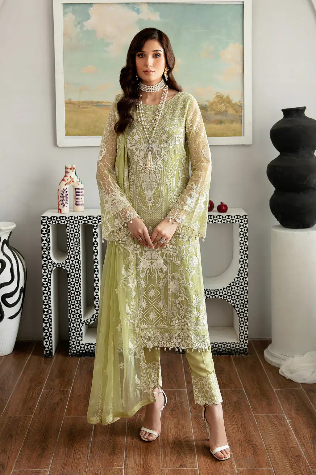 Ramsha | Rangoon Chiffon Collection | D-1105 - House Of Hania