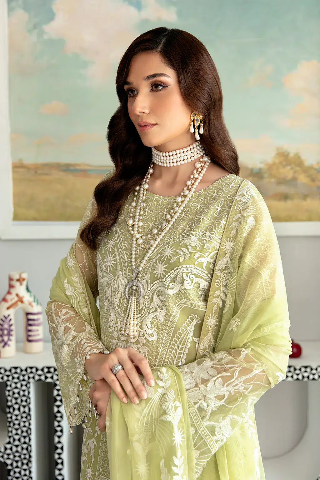 Ramsha | Rangoon Chiffon Collection | D-1105 - House Of Hania