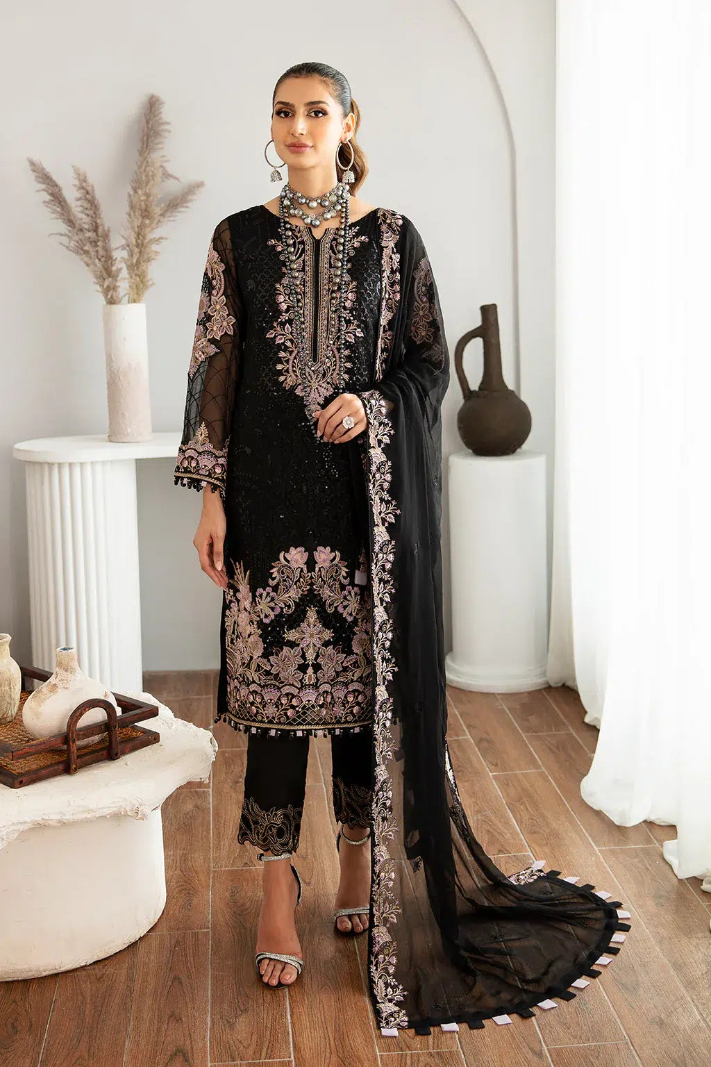 Ramsha | Rangoon Chiffon Collection | D-1106 - House Of Hania