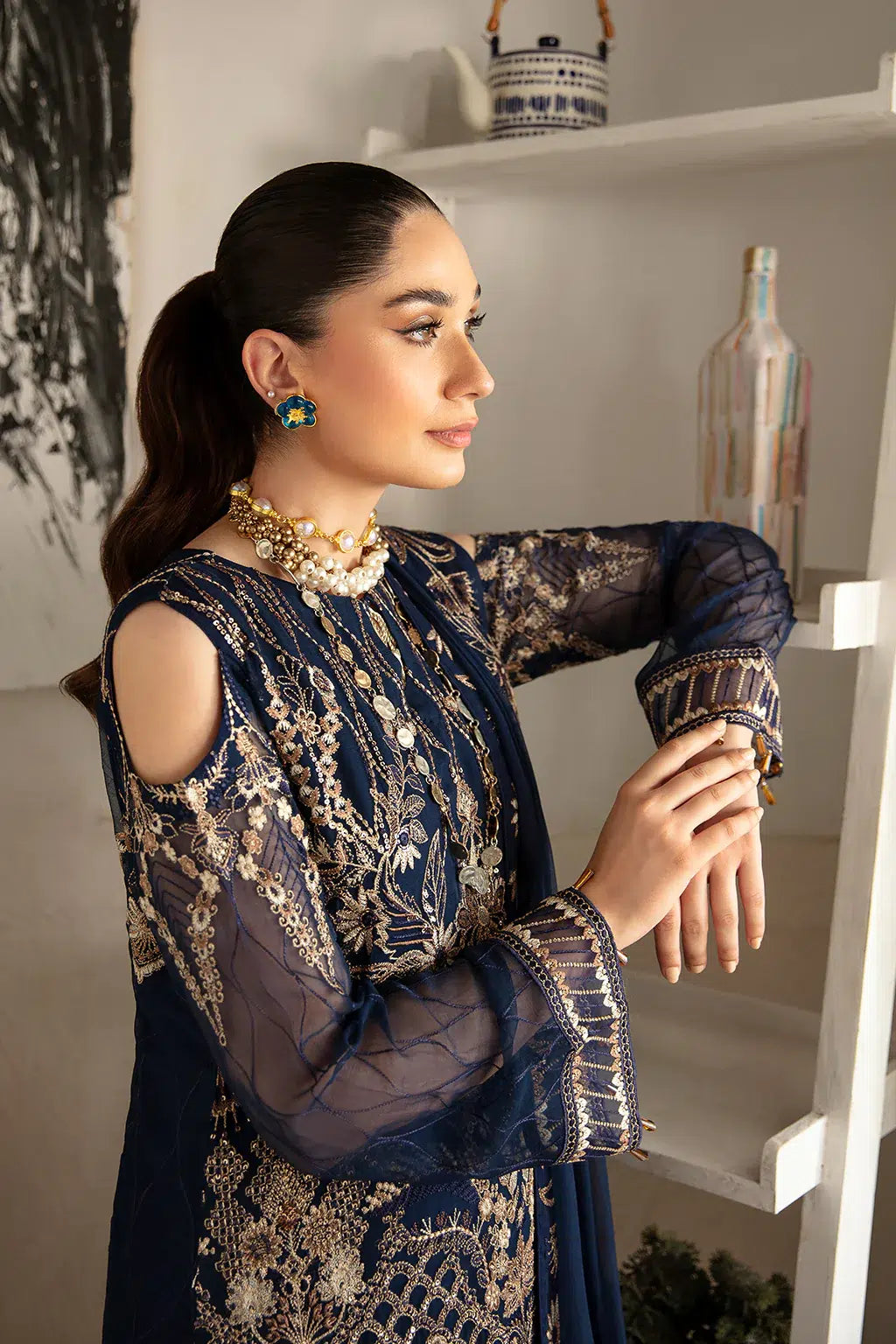 Ramsha | Rangoon Chiffon Collection | D-1111 - House Of Hania