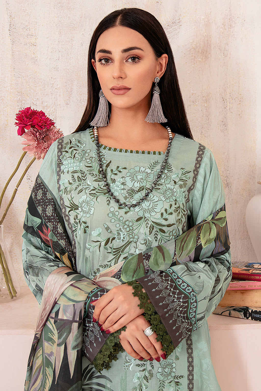 Ramsha | Rangrez Lawn Collection | N-301 - House Of Hania