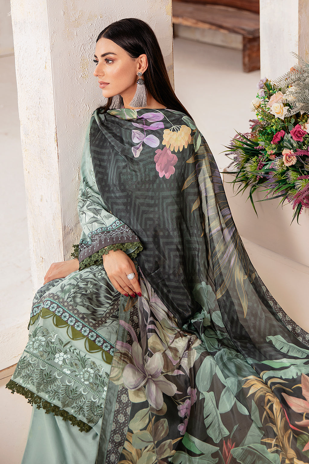 Ramsha | Rangrez Lawn Collection | N-301 - House Of Hania