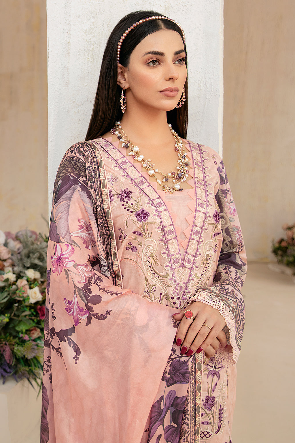 Ramsha | Rangrez Lawn Collection | N-306 - House Of Hania