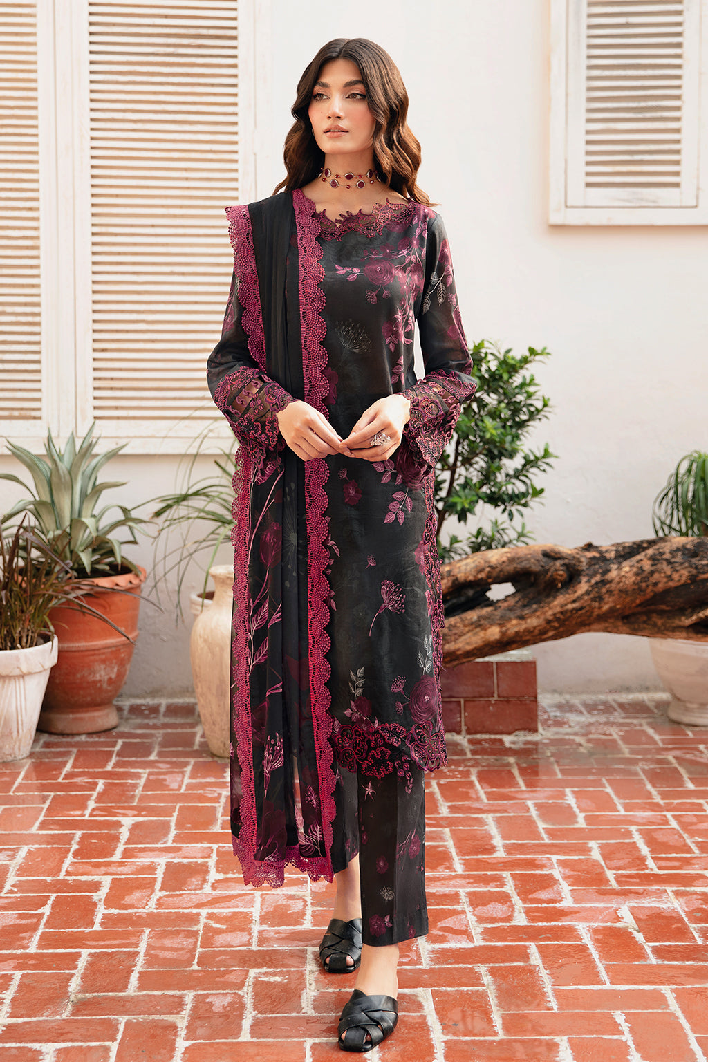 Ramsha | Rangrez Lawn Collection | N-401 - House Of Hania