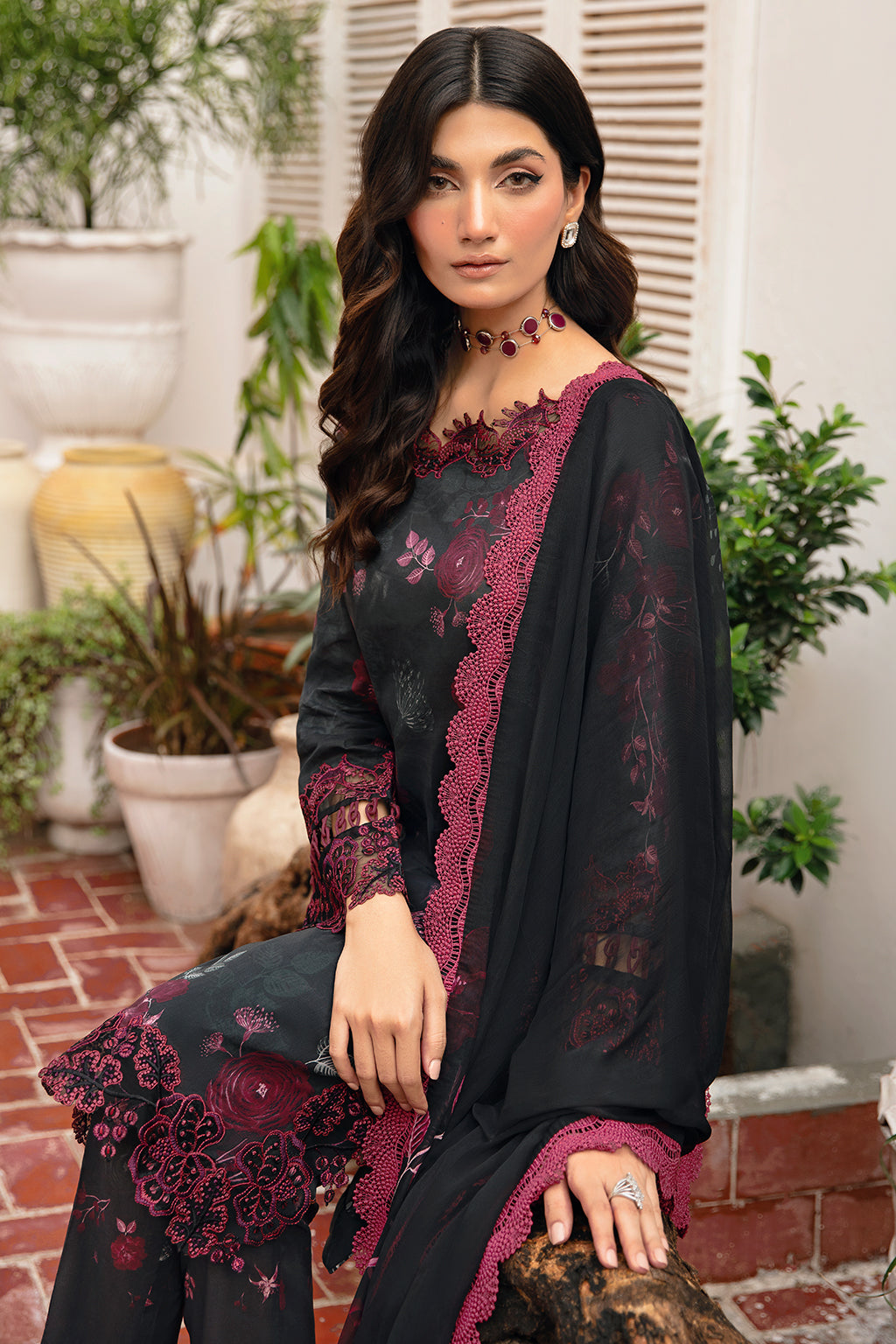 Ramsha | Rangrez Lawn Collection | N-401 - House Of Hania