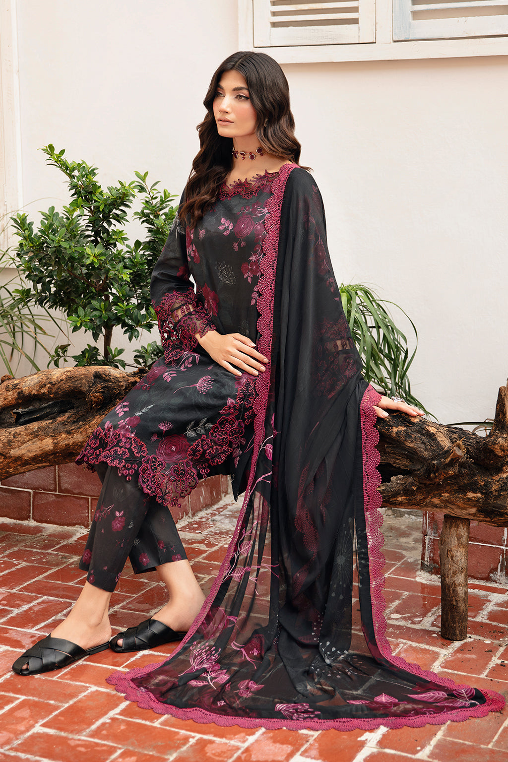 Ramsha | Rangrez Lawn Collection | N-401 - House Of Hania