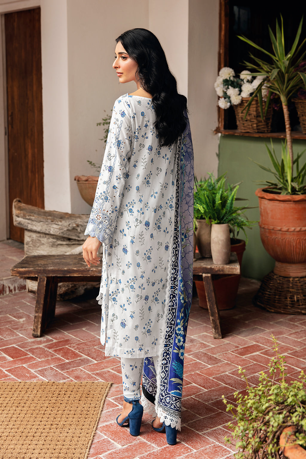 Ramsha | Rangrez Lawn Collection | N-403 - House Of Hania