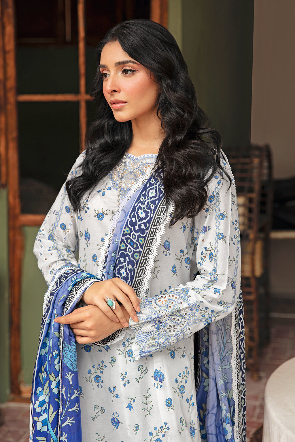 Ramsha | Rangrez Lawn Collection | N-403 - House Of Hania