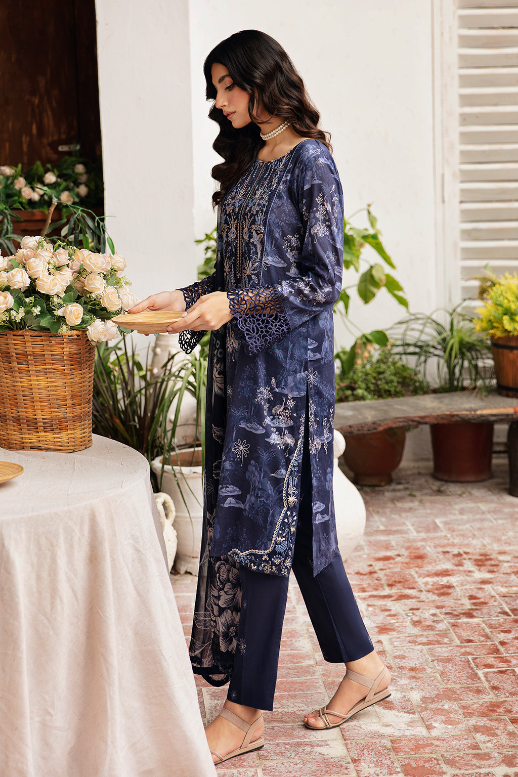 Ramsha | Rangrez Lawn Collection | N-404 - House Of Hania