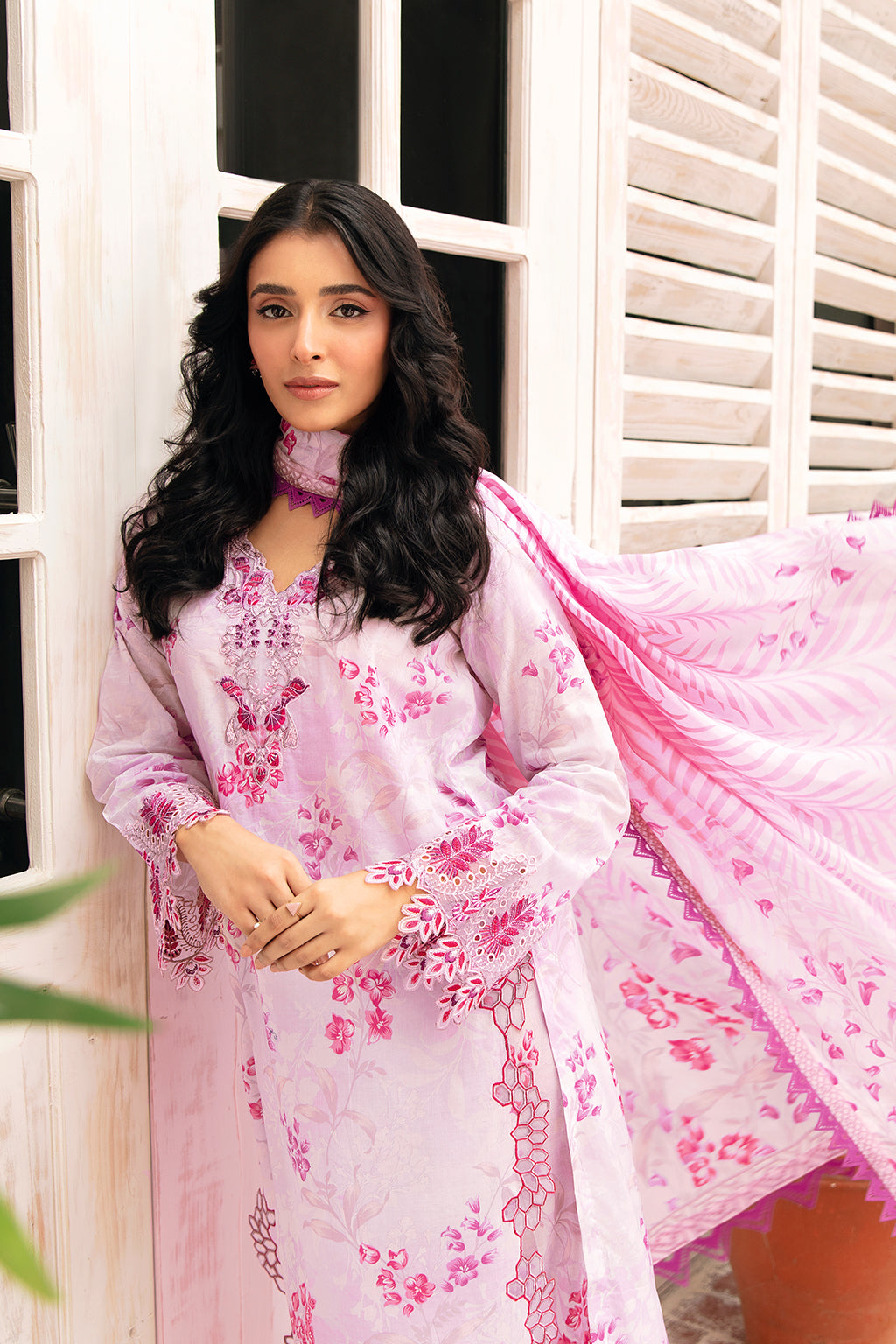 Ramsha | Rangrez Lawn Collection | N-405 - House Of Hania