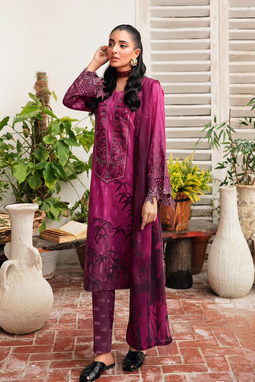 Ramsha | Rangrez Lawn Collection | N-408 - House Of Hania