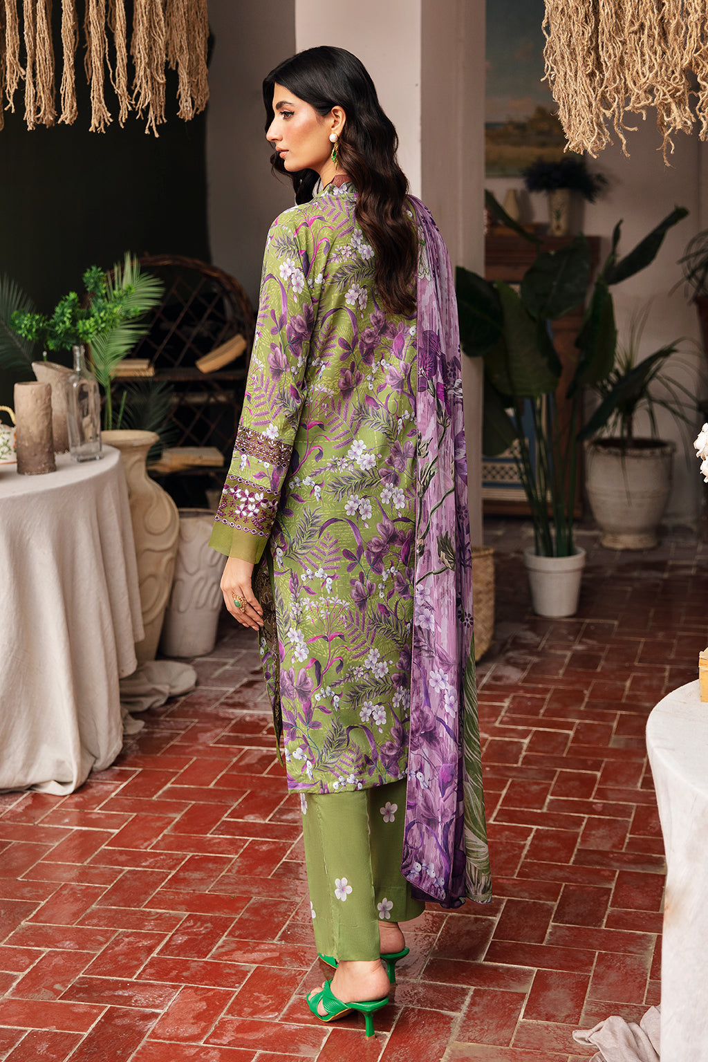 Ramsha | Rangrez Lawn Collection | N-410 - House Of Hania