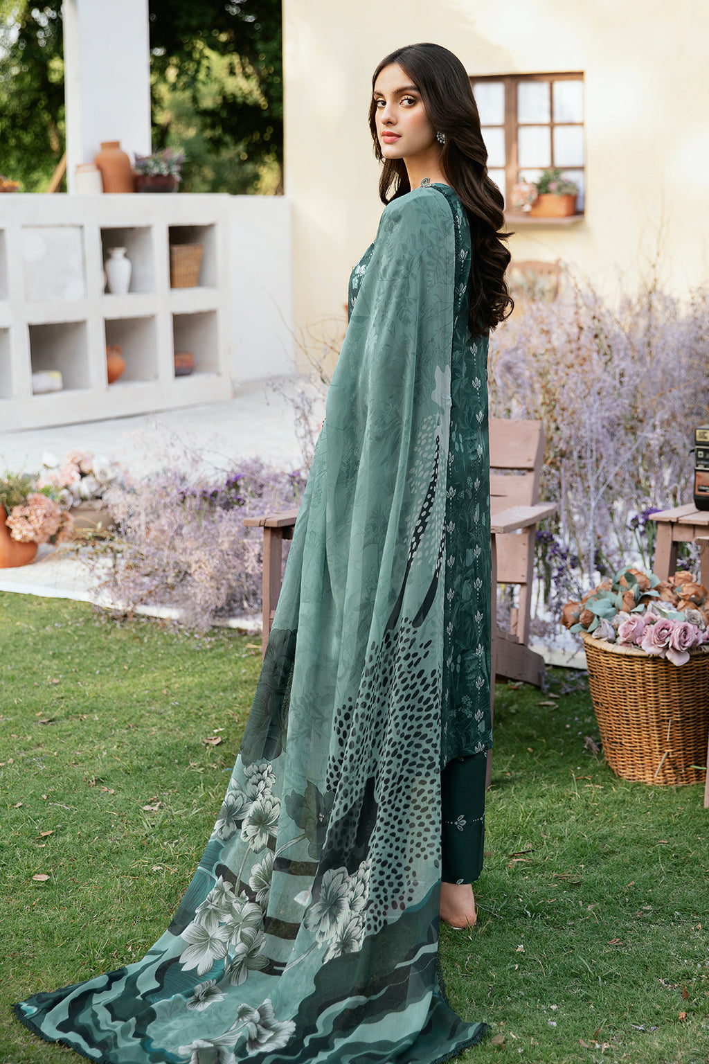 Ramsha | Rangrez Lawn Collection | N-505 - House Of Hania