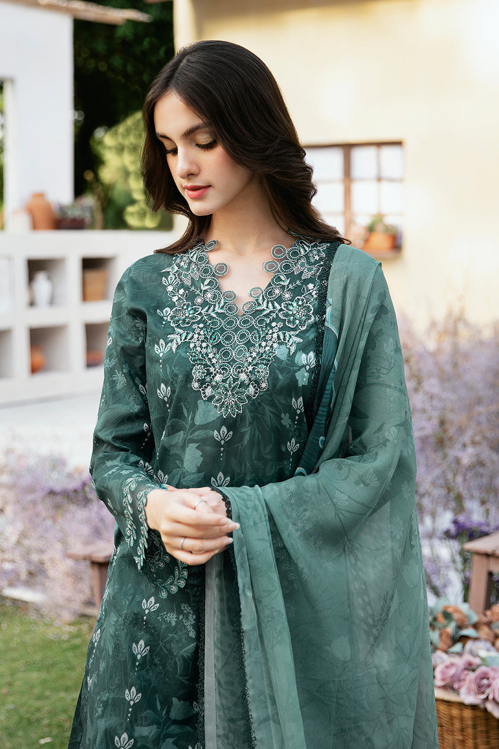 Ramsha | Rangrez Lawn Collection | N-505 - House Of Hania