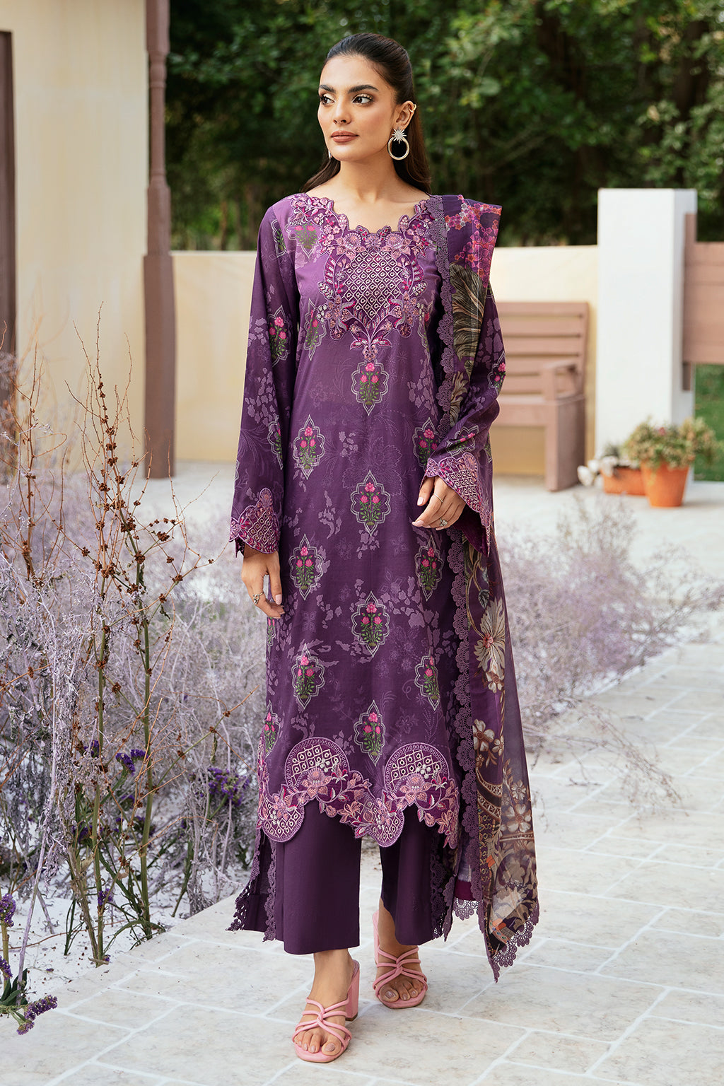 Ramsha | Rangrez Lawn Collection | N-506 - House Of Hania