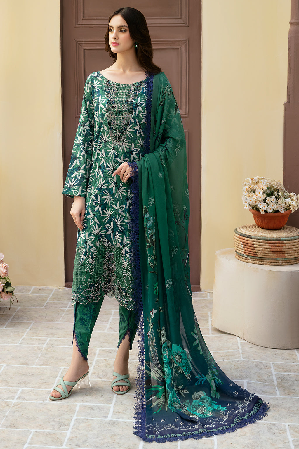 Ramsha | Rangrez Lawn Collection | N-507 - House Of Hania