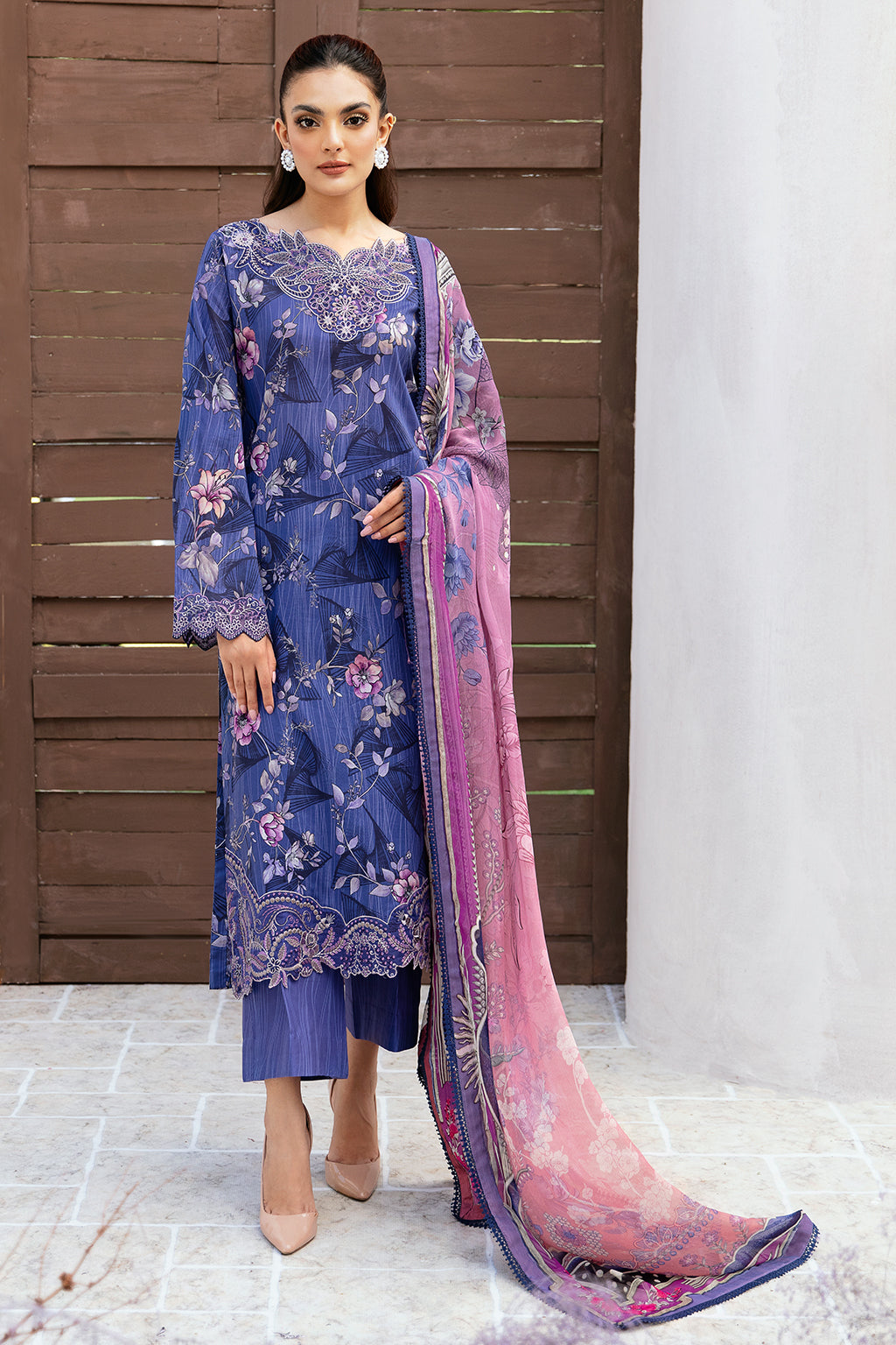 Ramsha | Rangrez Lawn Collection | N-509 - House Of Hania