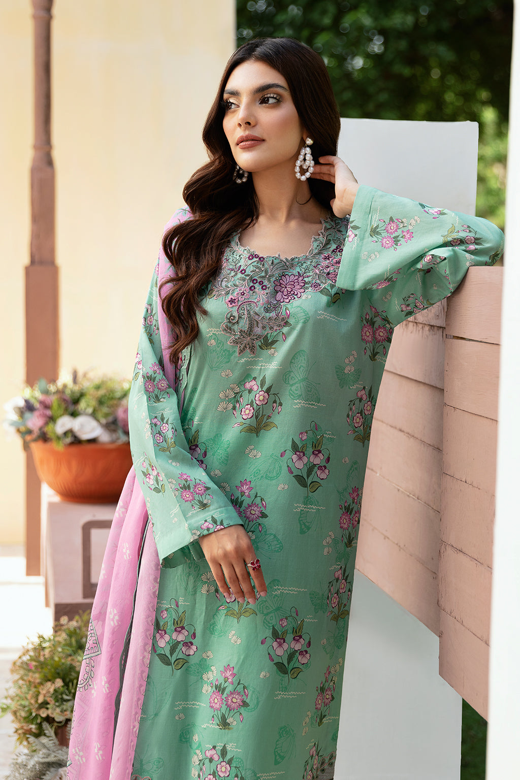 Ramsha | Rangrez Lawn Collection | N-510 - House Of Hania