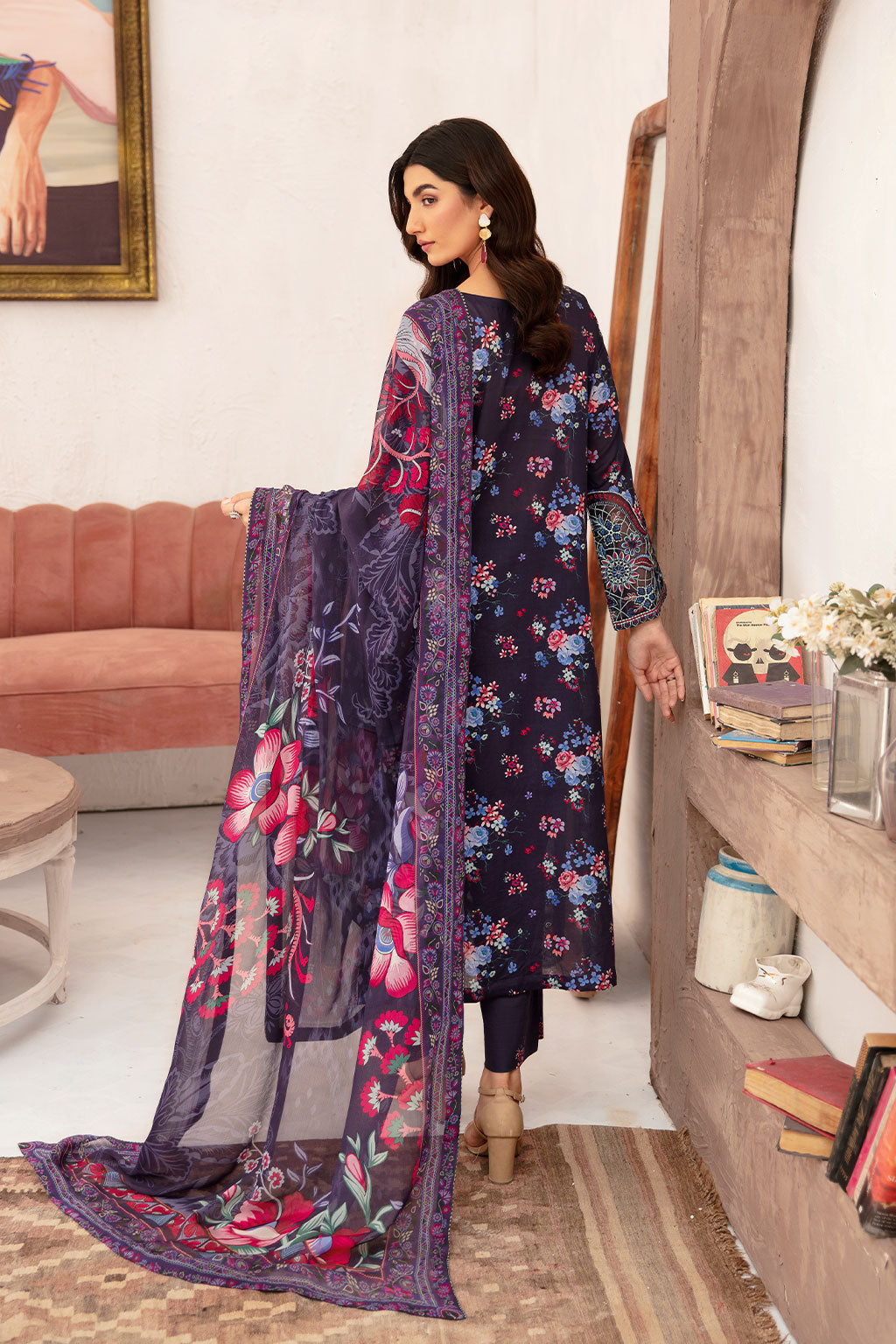 Ramsha | Rangrez Lawn Collection | N-701 - House Of Hania
