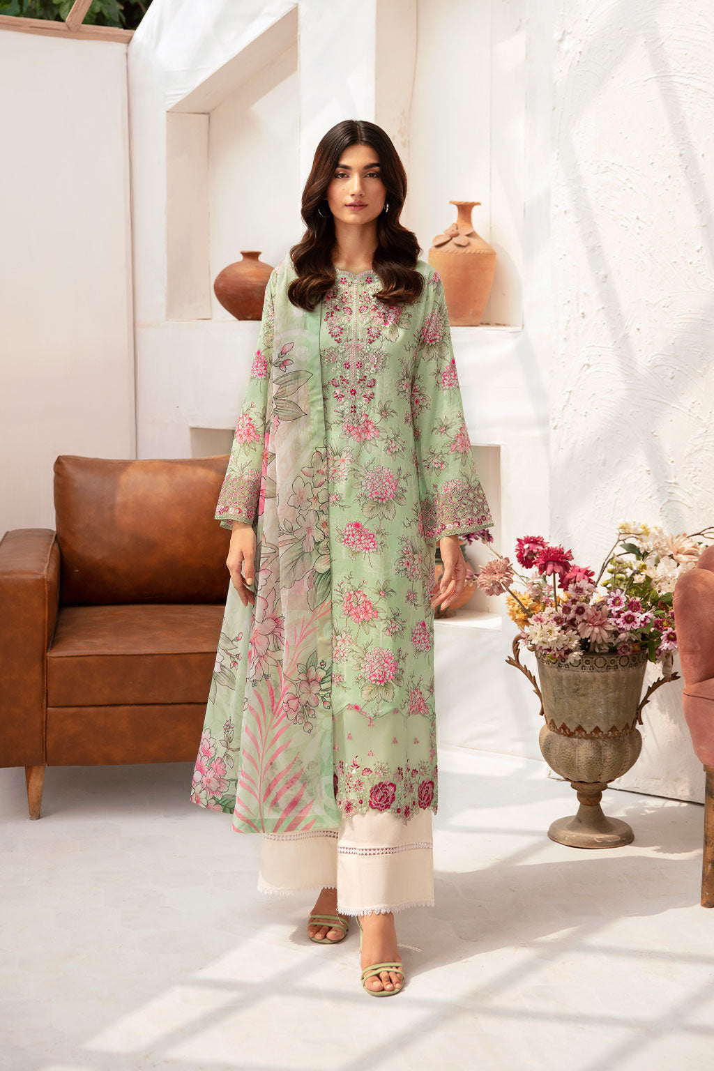 Ramsha | Rangrez Lawn Collection | N-702 - House Of Hania