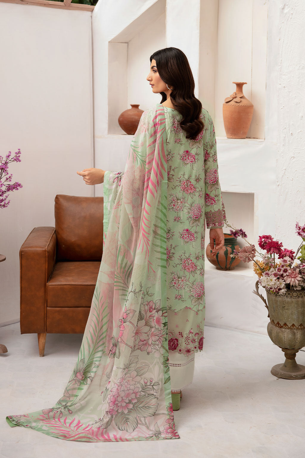 Ramsha | Rangrez Lawn Collection | N-702 - House Of Hania