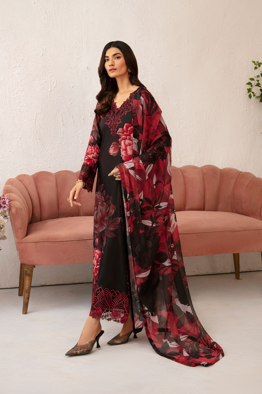 Ramsha | Rangrez Lawn Collection | N-703 - House Of Hania