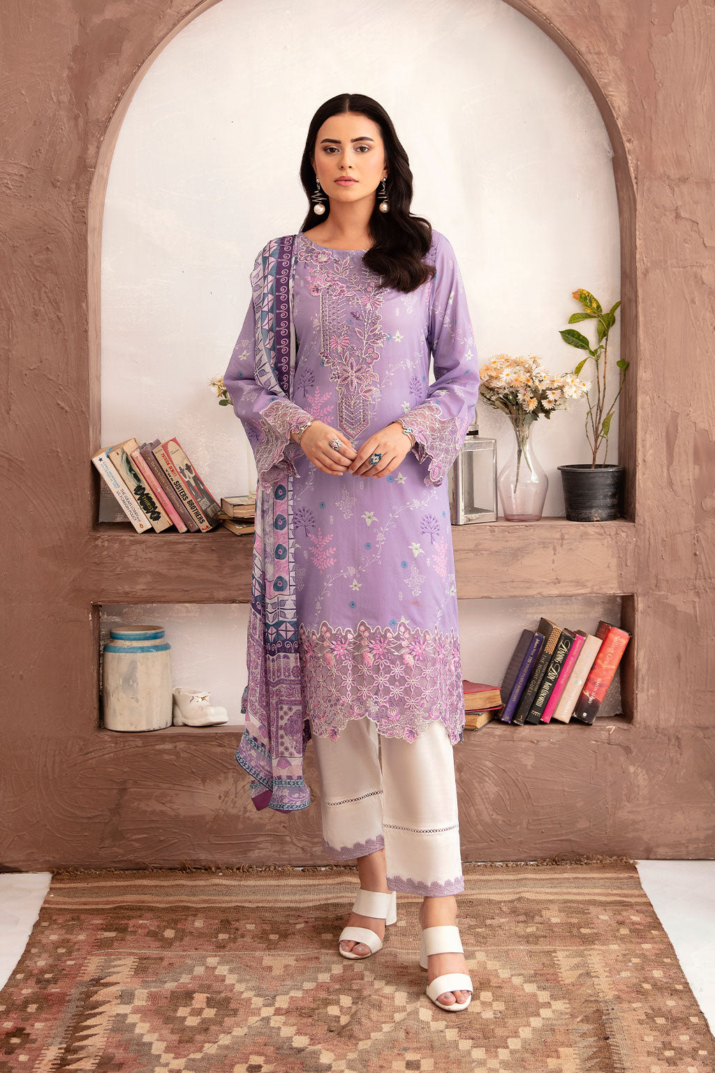 Ramsha | Rangrez Lawn Collection | N-708 - House Of Hania