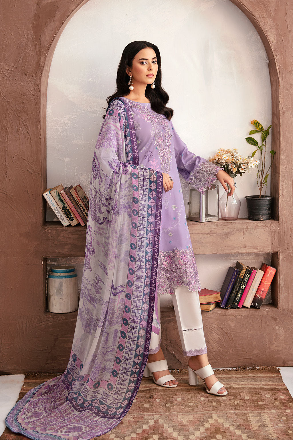 Ramsha | Rangrez Lawn Collection | N-708 - House Of Hania