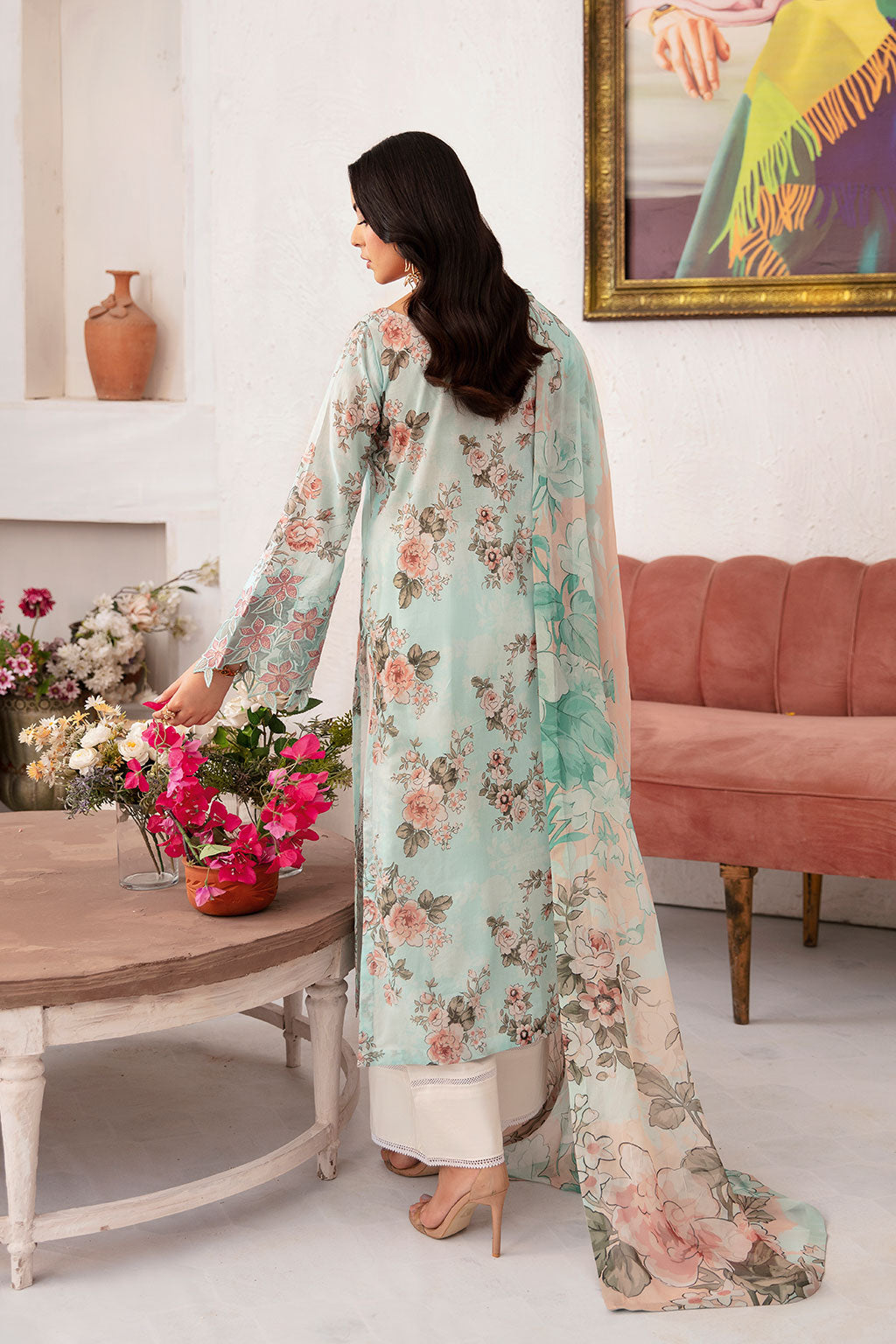 Ramsha | Rangrez Lawn Collection | N-709 - House Of Hania