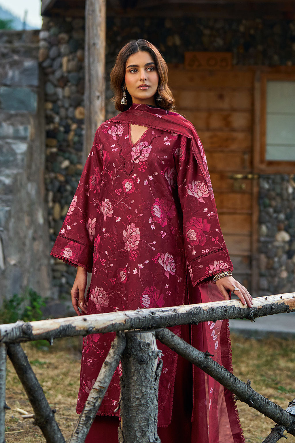 Ramsha | Riwaj Winter Collection | J-704 - House Of Hania