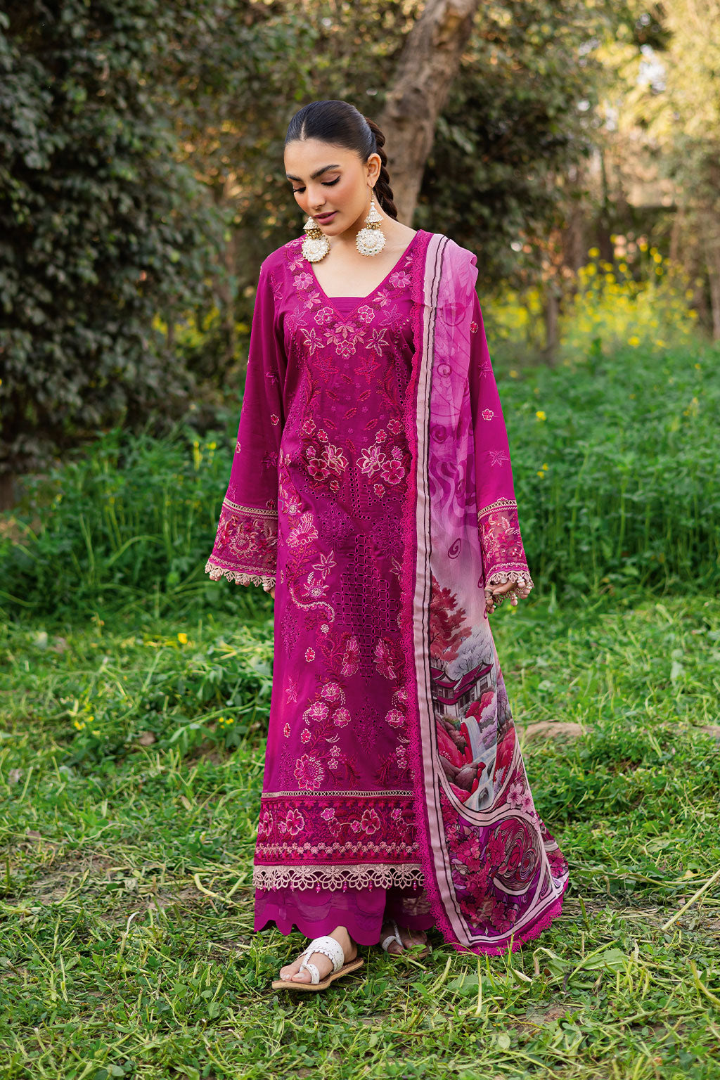 Ramsha | Riwayat Lawn Collection | Y-1202 - House Of Hania