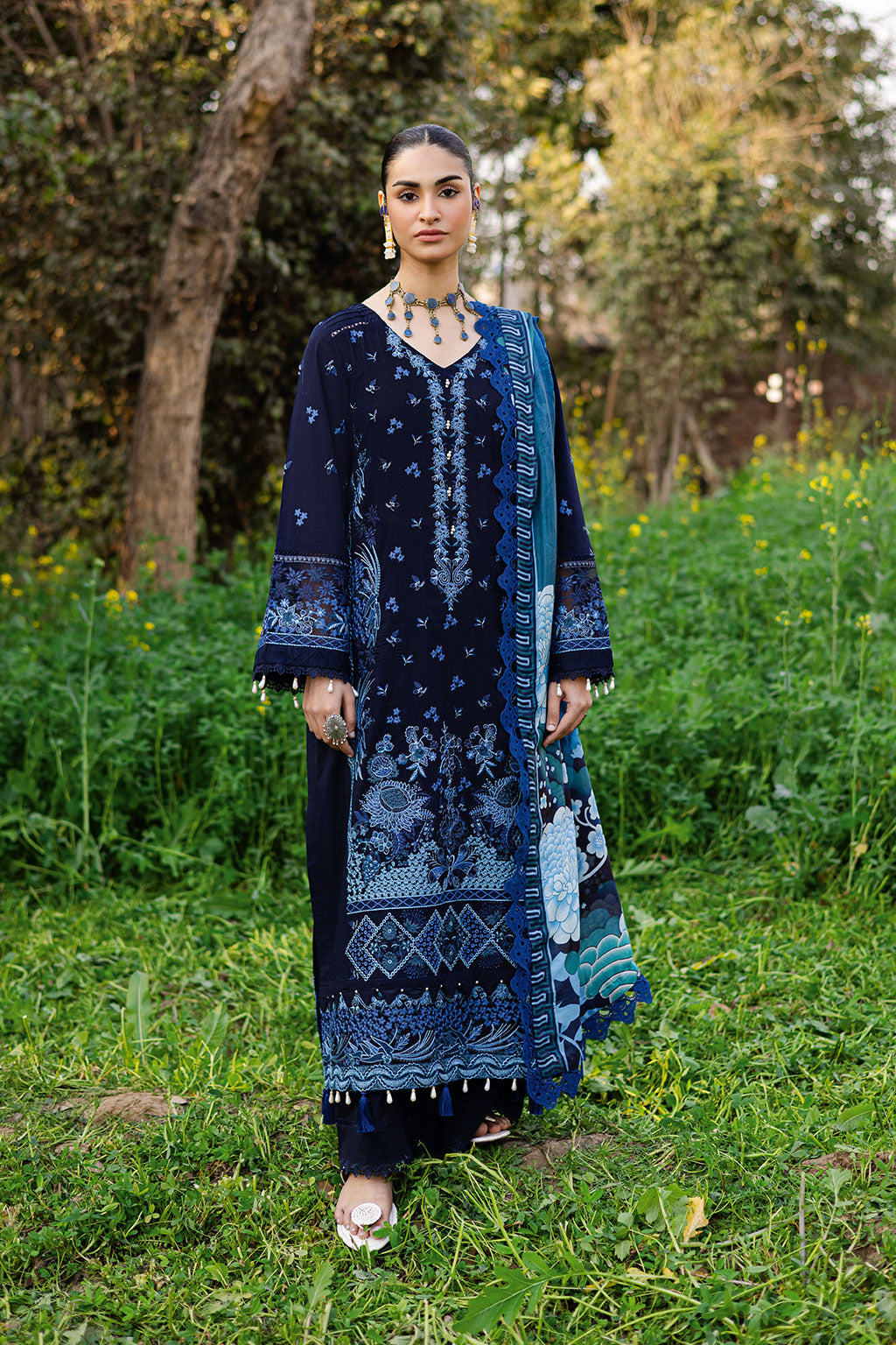 Ramsha | Riwayat Lawn Collection | Y-1203 - House Of Hania
