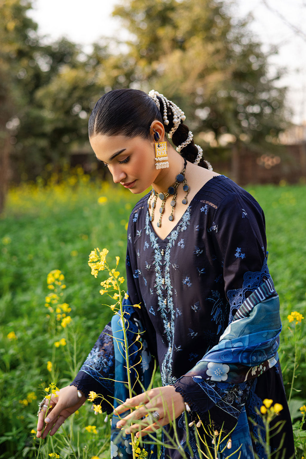 Ramsha | Riwayat Lawn Collection | Y-1203 - House Of Hania