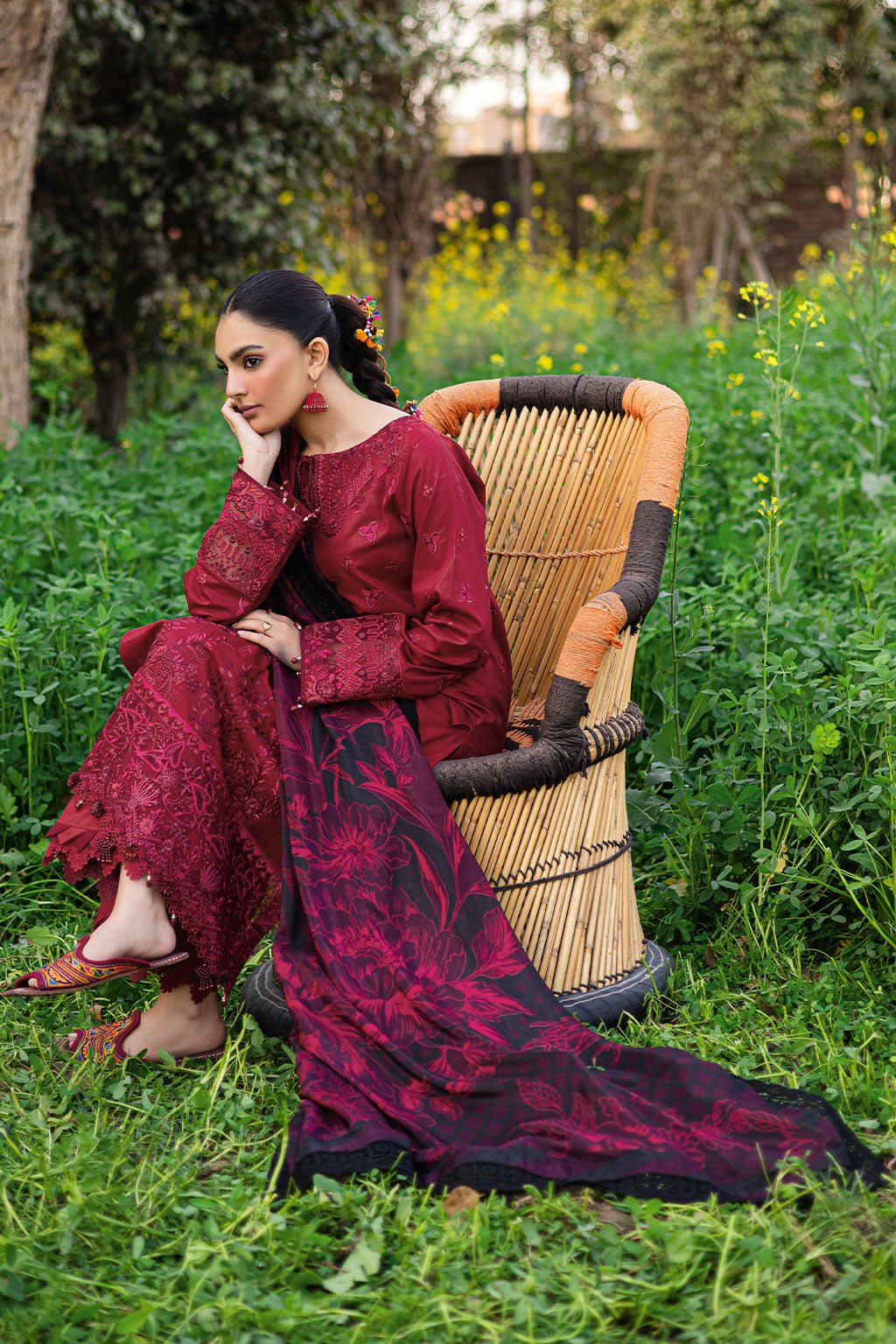 Ramsha | Riwayat Lawn Collection | Y-1204 - House Of Hania