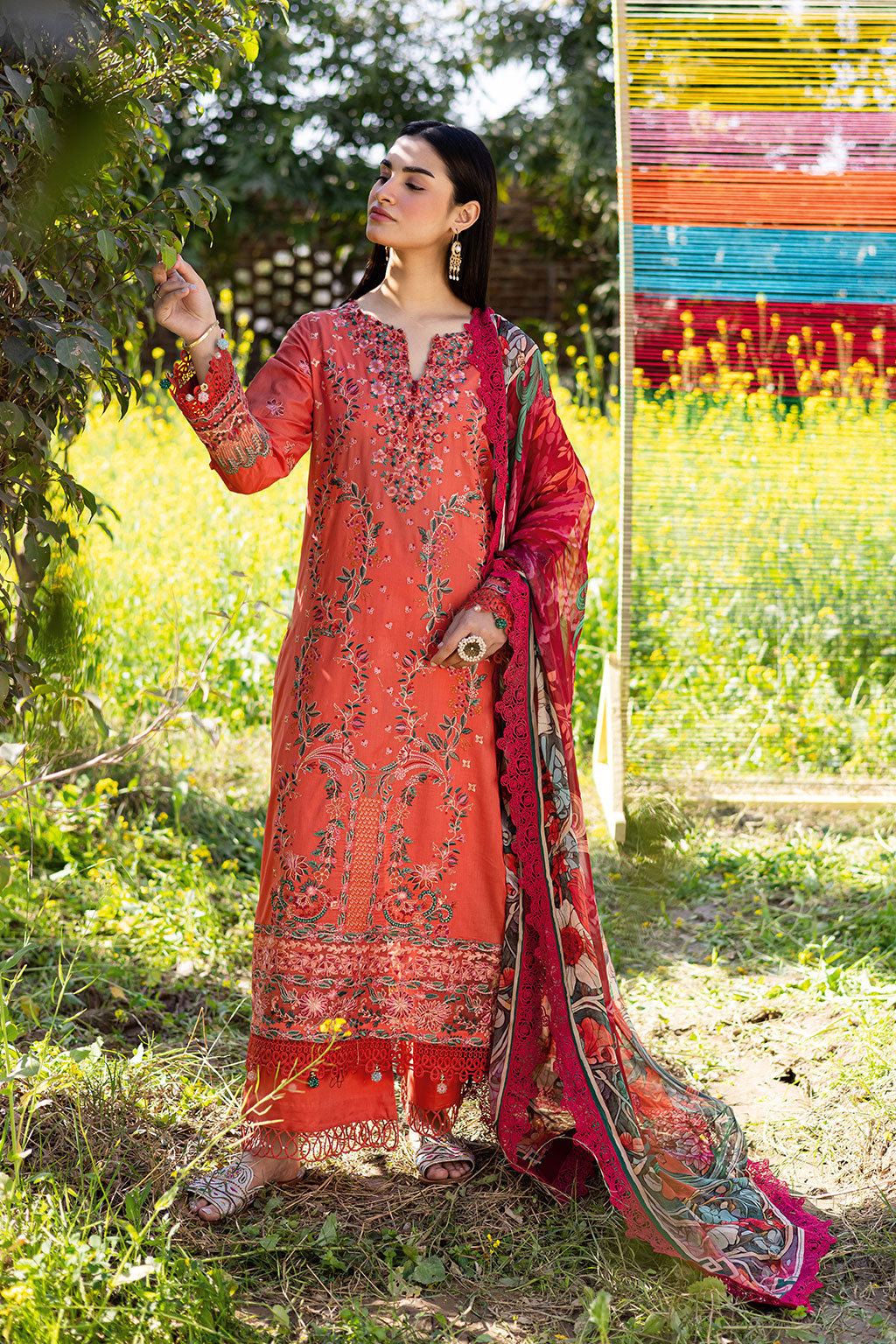 Ramsha | Riwayat Lawn Collection | Y-1205 - House Of Hania