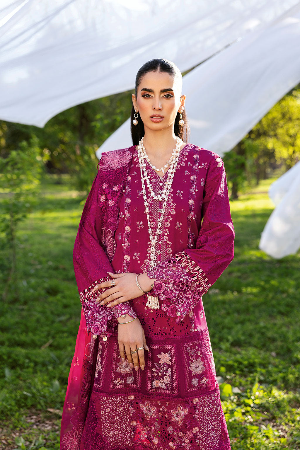 Ramsha | Riwayat Lawn Collection | Y-1301 - House Of Hania