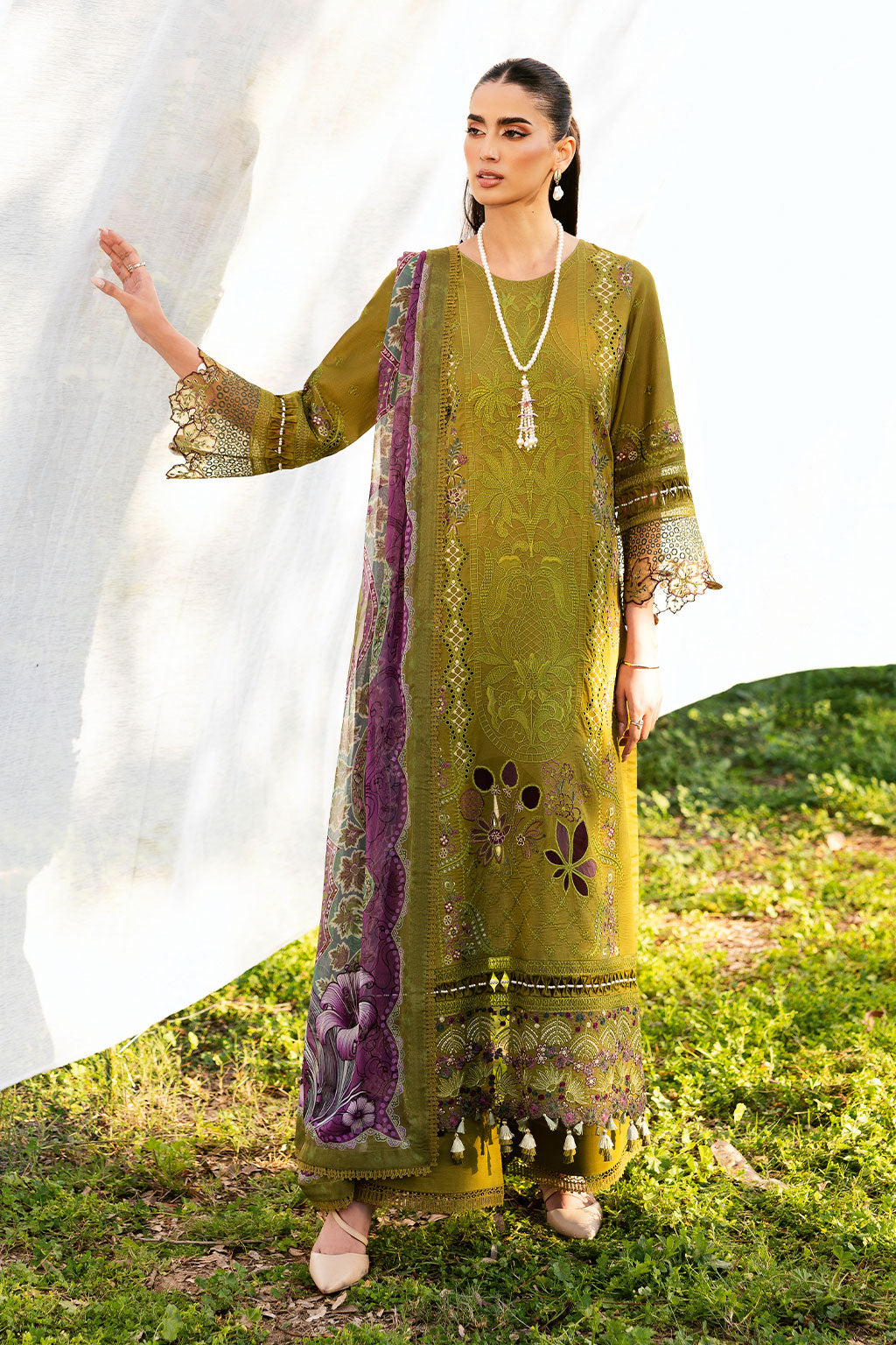 Ramsha | Riwayat Lawn Collection | Y-1303 - House Of Hania