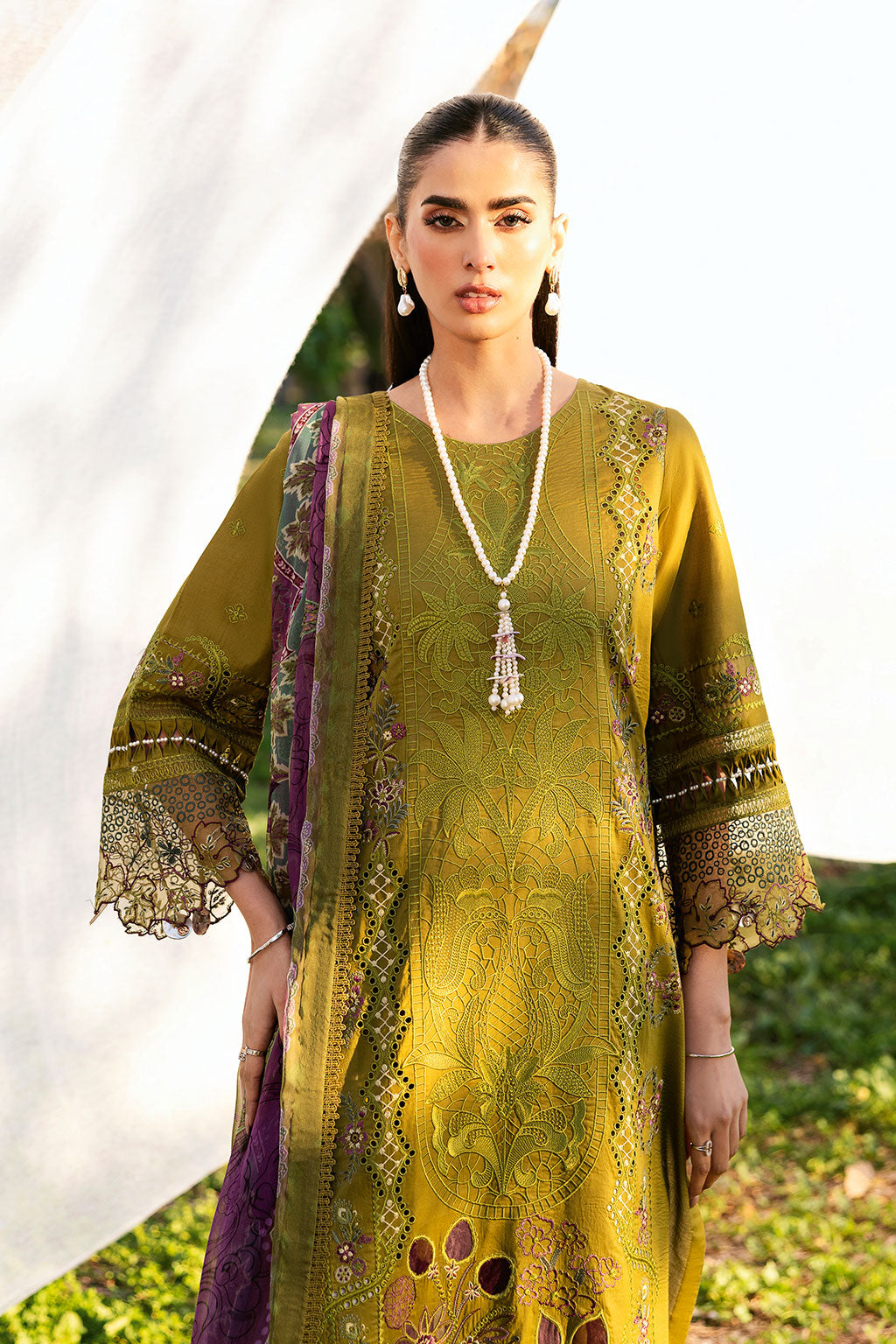Ramsha | Riwayat Lawn Collection | Y-1303 - House Of Hania