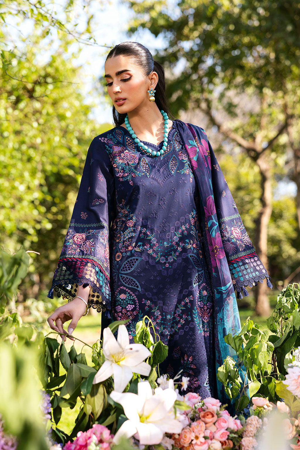 Ramsha | Riwayat Lawn Collection | Y-1307 - House Of Hania