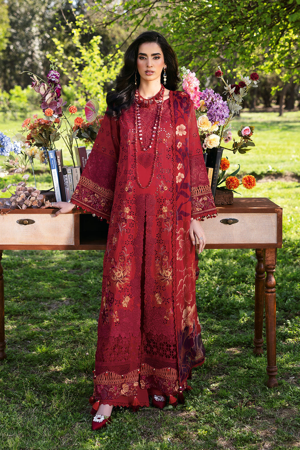 Ramsha | Riwayat Lawn Collection | Y-1309 - House Of Hania