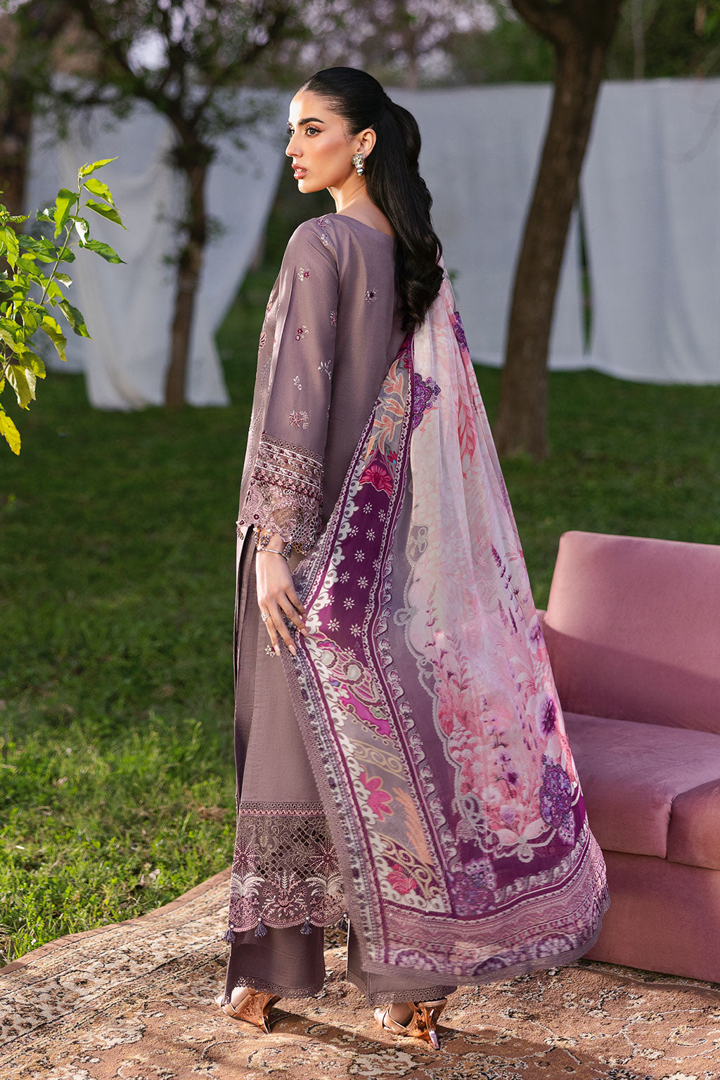 Ramsha | Riwayat Lawn Collection | Y-1310 - House Of Hania