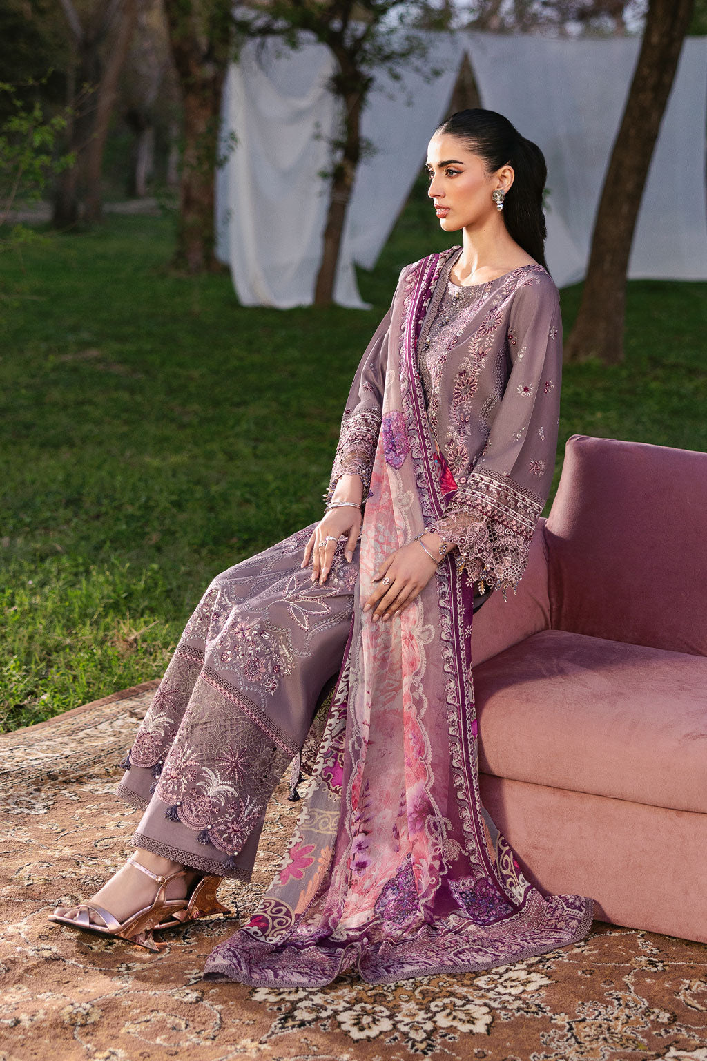 Ramsha | Riwayat Lawn Collection | Y-1310 - House Of Hania